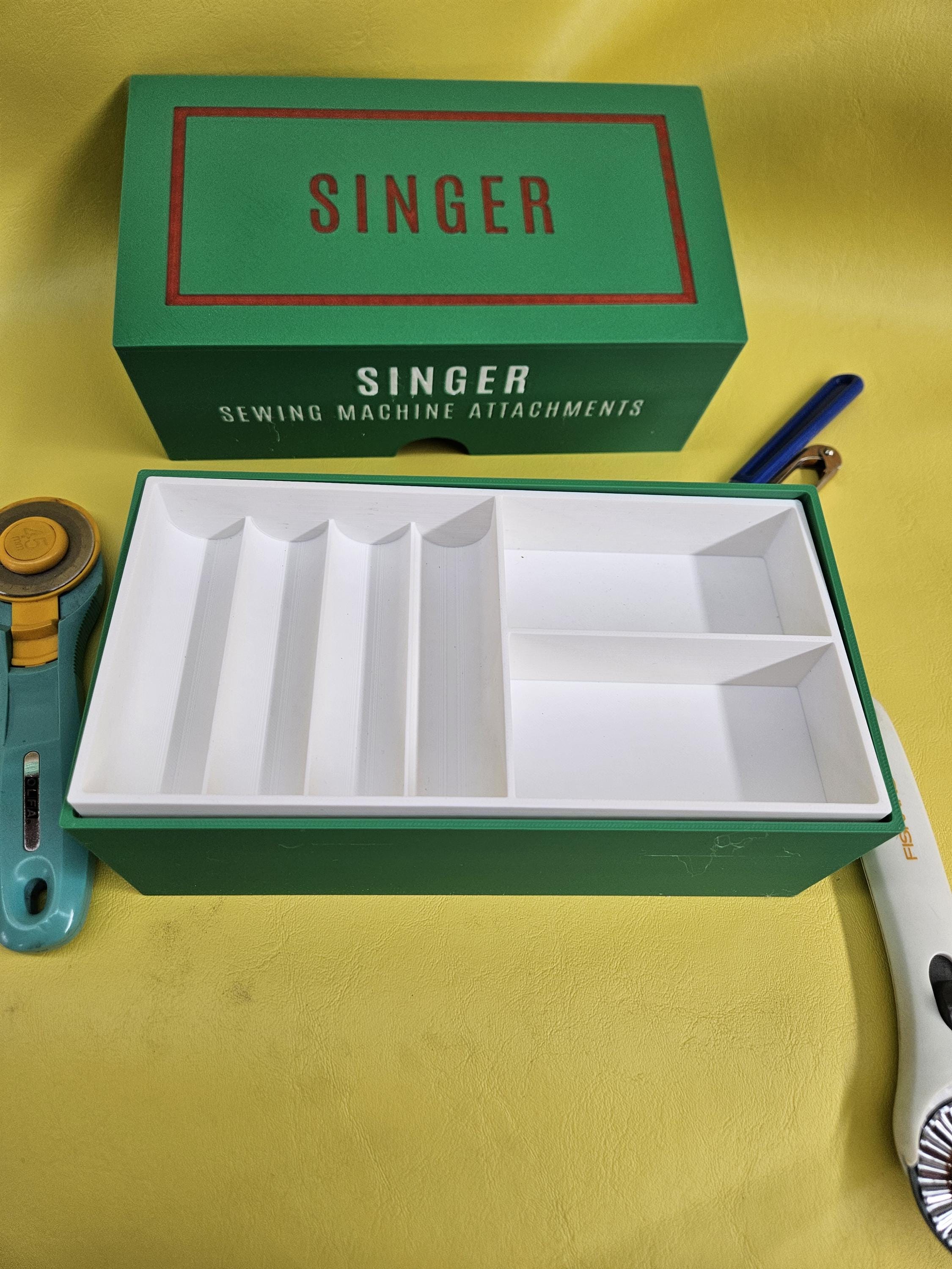 Oversized Replica Singer Sewing Attachment Box for More Organized ...