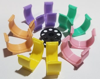 Pastel Bobbin Clips for Style M Bobbins – 3D Printed