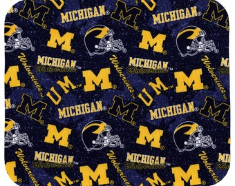 Mouse Pad University of Michigan Wolverines Fabric Covered Mousepad Mat