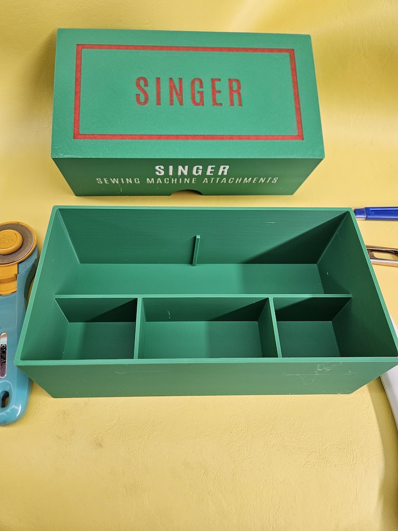Oversized Replica Singer Sewing Attachment Box for More Organized ...