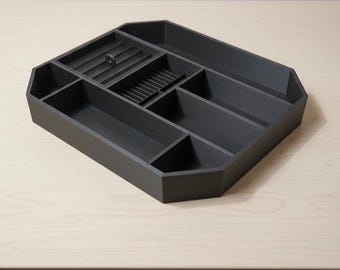 Sewing Stool Under-Seat Storage Tray – Heavy Duty 3D Printed Partitioned Tray - For Shallow Seats