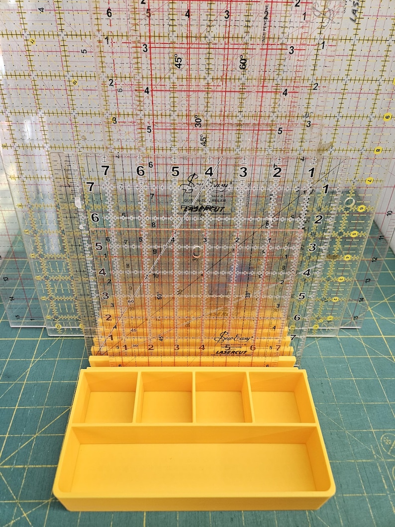 Caddy For Ruler 3D Printed Sewing Caddy – Ruler Stand and Project Organizer - Etsy