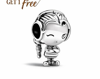 Nieuwe release 2020 Happy Teenager Girl Charm Gratis zakje S925 Ale, past op Europese armbanden en kettingen, beste cadeau