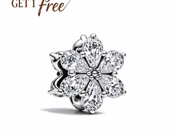 Sparkling Herbarium Cluster Ale S925 Charm,Christmas Handmade
