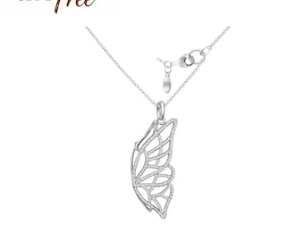 New Beginnings-vlinderketting 90 cm, 925 sterlingzilveren kettingen, past op Europese armbanden en kettingen