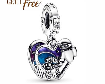 Hela de Pixar Wall-E que brilla en la oscuridad, compatible con pulseras y collares europeos, el mejor regalo, regalos para el Día de la Madre