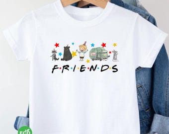 Trash Truck Characters Friends Shirt, Trash Truck Birthday Shirt, Trash Truck Family Cartoon Kid Shirt, Trash Truck Party Theme Outfit