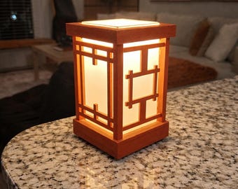Lampada da comodino minimalista Japandi / Lampada da tavolo Shoji
