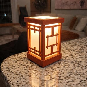 Shoji Tischlampe | Japandi Minimalistisches Licht