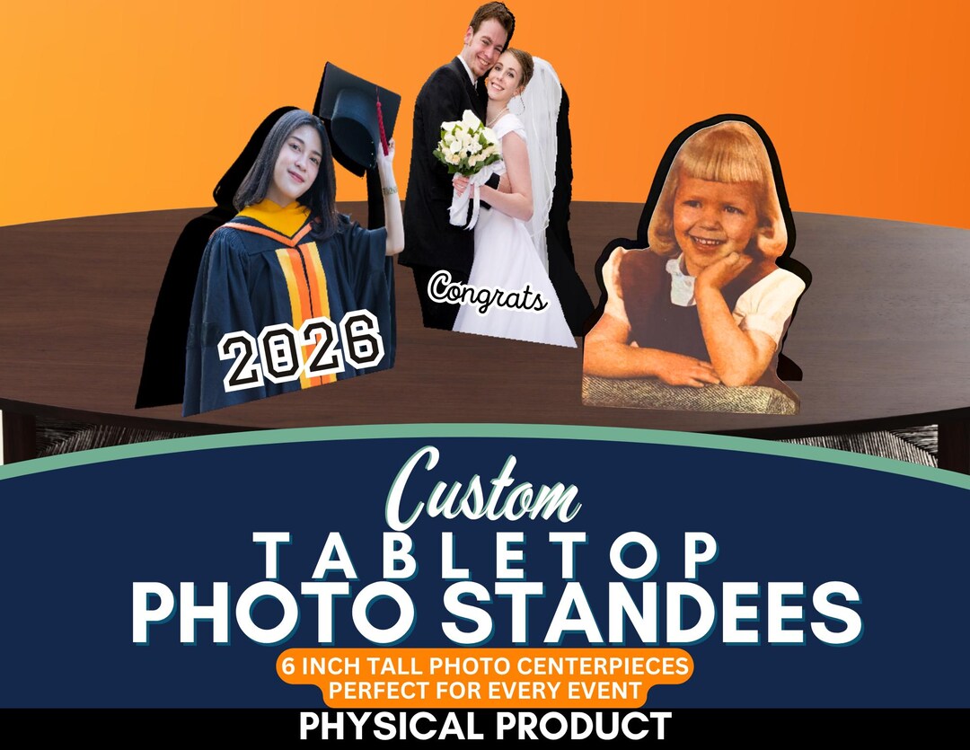 Custom Tabletop Photo Standees - Etsy