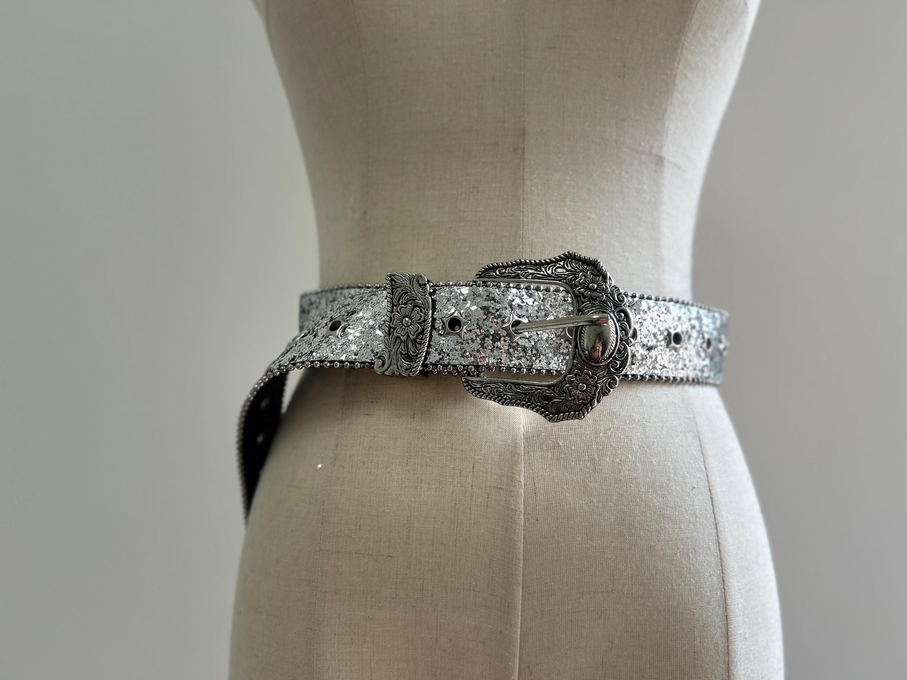 Y2k Rhinestone Belt - Etsy display picture 3