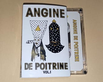 Angine de Poitrine Cassette Tape New Condition Indie Rock Alternative Rare Collectible Vintage Style
