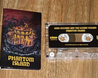KING GIZZARD and the lizard wizard phantom islan cassette tape