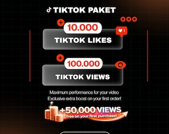 10.000 TikTok Likes kaufen + 150.000 Views (BONUS) Schnell & Sicher