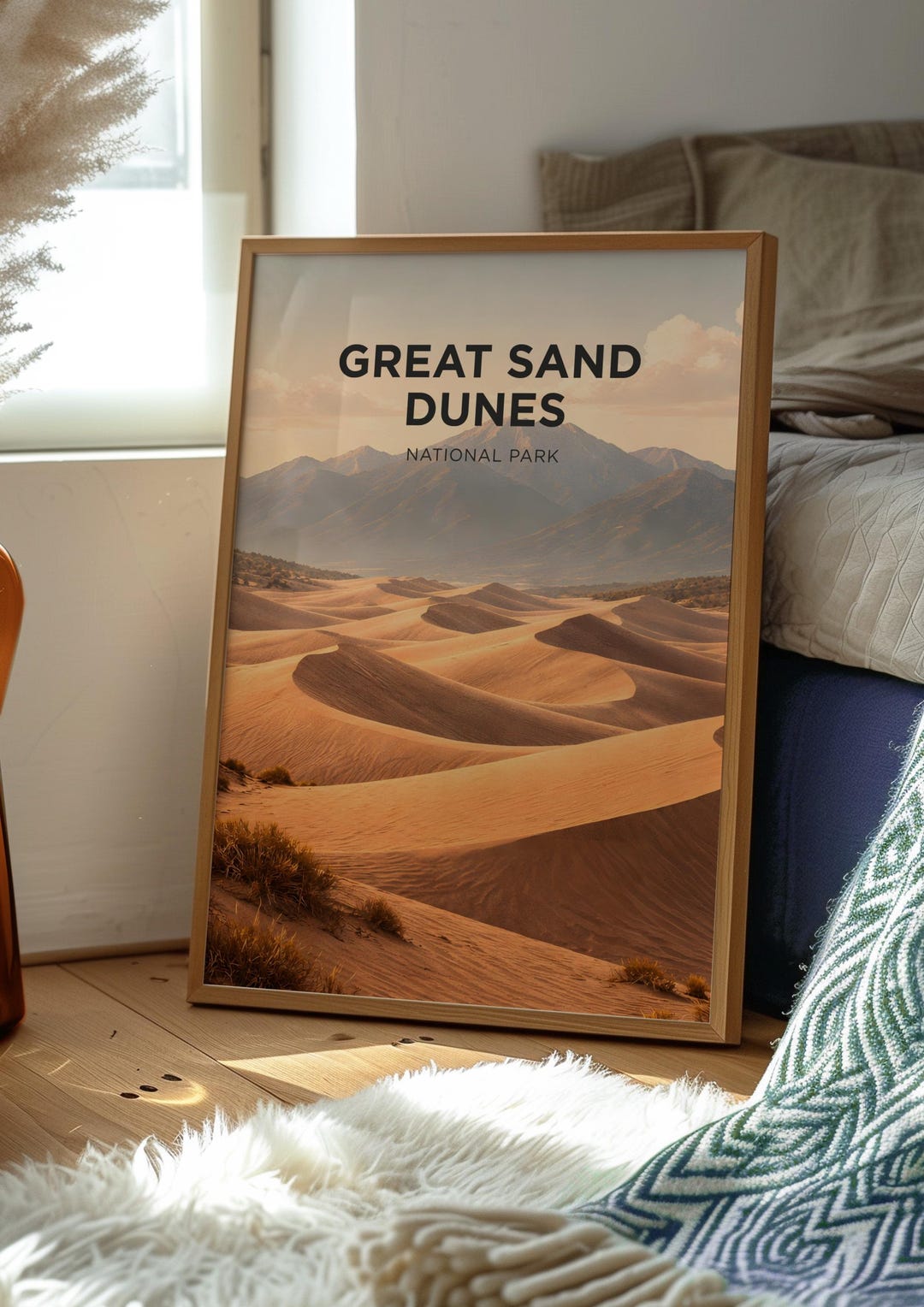 Great Sand Dunes National Park Poster | US National Parks Wall Art ...