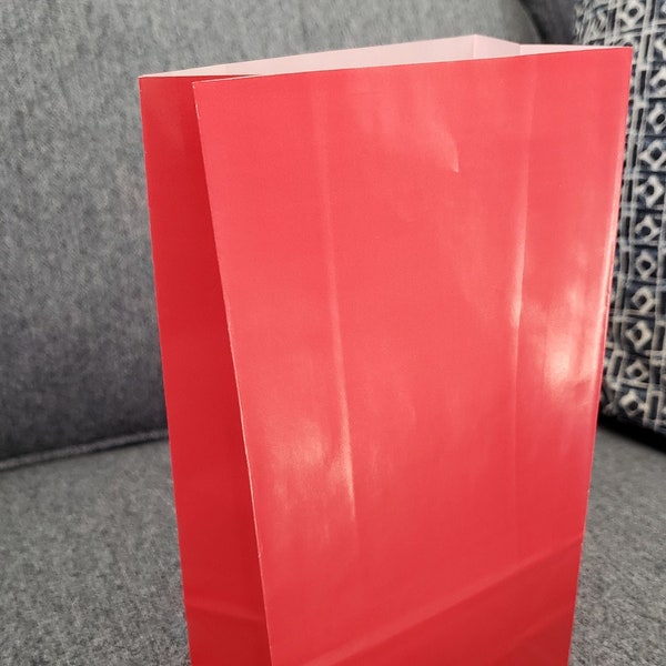 Red Gloss Paper Bags