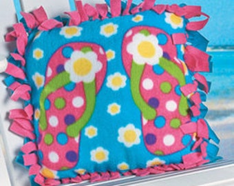 flip flop pillow etsy