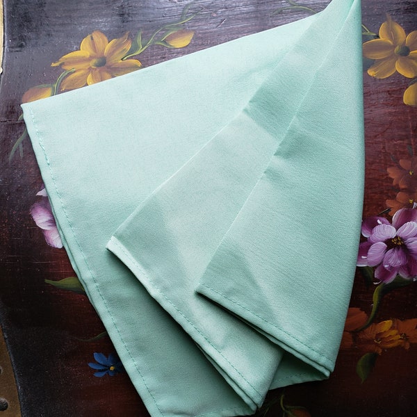 Mint Green Napkins Etsy