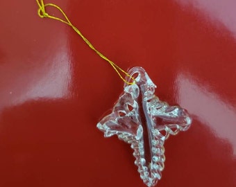 Mini Glass Cross Ornaments TWO