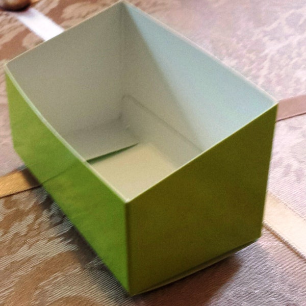 Lime Green Favor Boxes