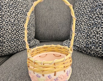 FTD Basket with Pink Floral Base