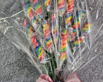 Lollipop Flower Bouquet: Ballerina Party Favor, Dance Gift