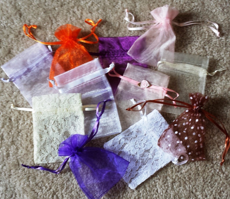 3 x 4 Organza Favor Bags 12 Pack image 4