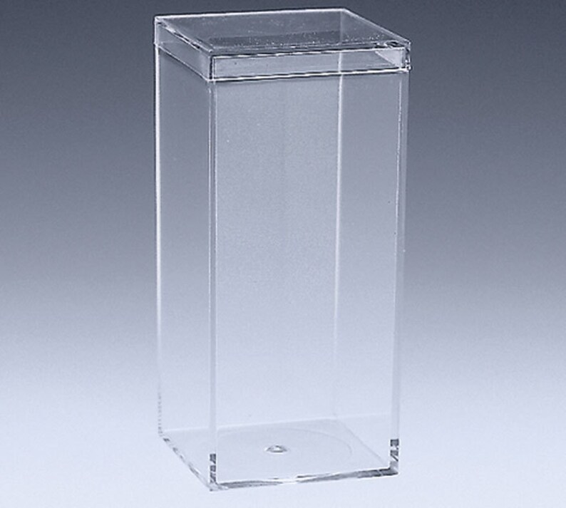 Clear Acrylic Rectangular Boxes Etsy