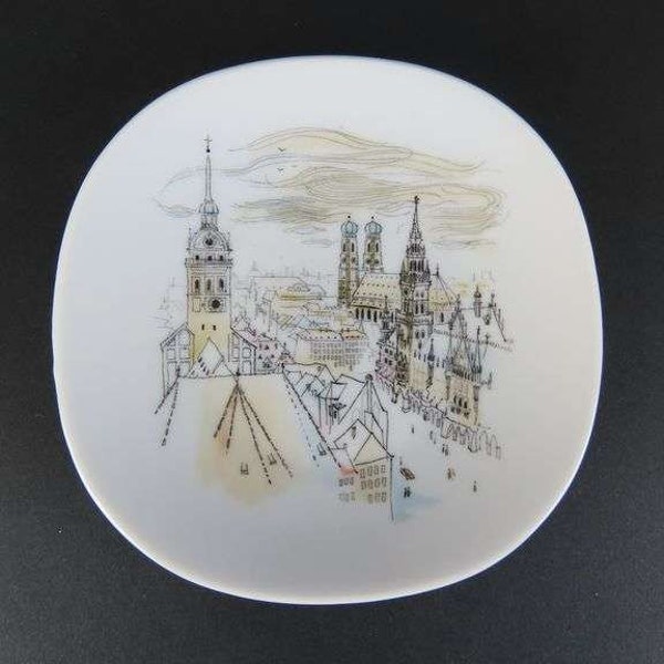 Edelstein Bavaria Munich City Scape Small Plate