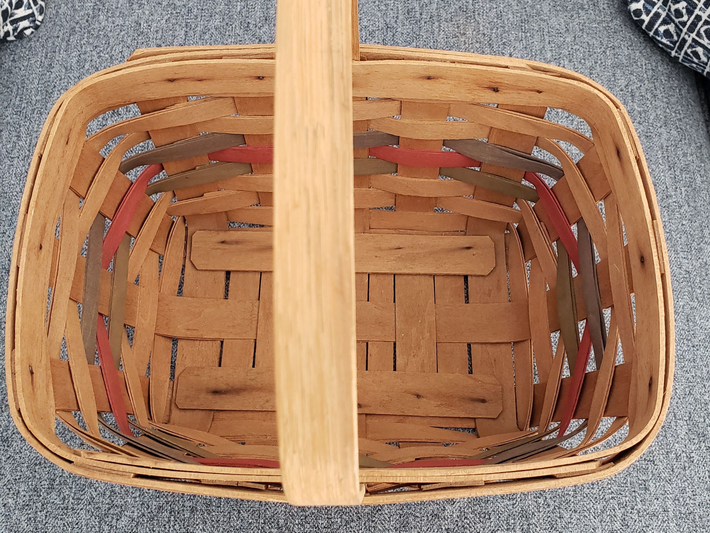 Longaberger Basket With Handle - Etsy Longaberger Basket With Handle - Etsy