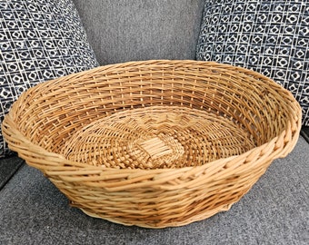 Large Round Wicker Basket