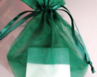 Organza Drawstring Gusseted Bag