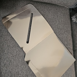 Silver Metallic Foil Card Box – Wedding, Graduation, Raffle (9x9x9)
