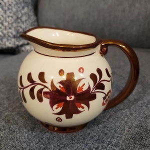 Copper Lustre Pottery - Small Creamer