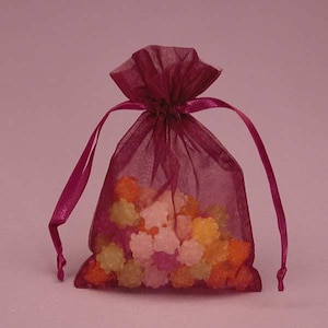 3 x 4 Organza Favor Bags 12 Pack image 2