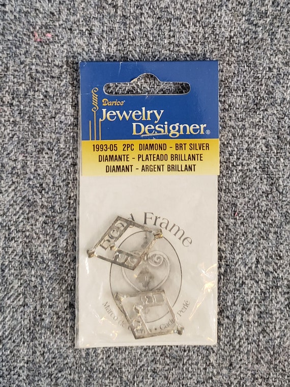 Silver jewelry Bead Frames by Dazzle & Lace Catch My Party