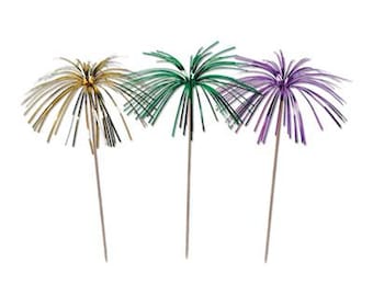 Metallic Spray Picks - Pack of 10 stems