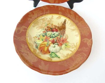 Thanksgiving Harvest China Plate