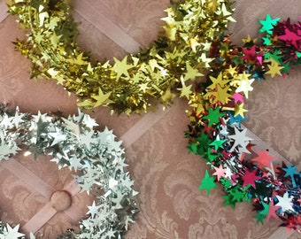 Metallic Garland - Stars, Snowflakes and more