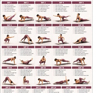 28-dagars militärkvinnors Calisthenics-utmaning, träningsplan för kroppsvikt, Bootcamp Fitness Poster PDF