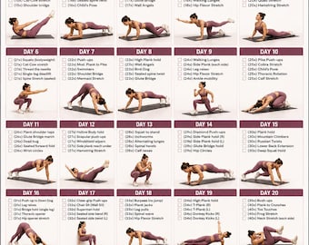 28 Day Military Women Calisthenics Challenge, Bodyweight Workout Plan, Bootcamp Fitness Poster PDF
