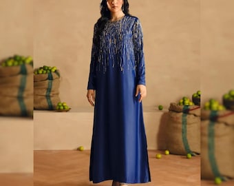 Pakistansk indisk designer Salwar Kameez | Stark rosa Sheesha-siden bröllopskostym Shalwar | Bröllopsgäst- och Mehndi-outfit | Broderade festkläder