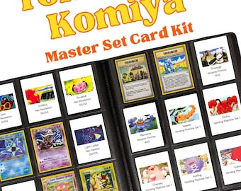 Pokemon: Tomokazu Komiya Master Set Card Kit List