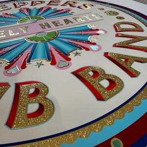 MADE to ORDER - Sgt Peppers Lonely Hearts Club Band - BEATLES  inspired Limited Edition Print