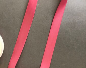 5yds 7/8" O168 Rose SF Satin Ribbon