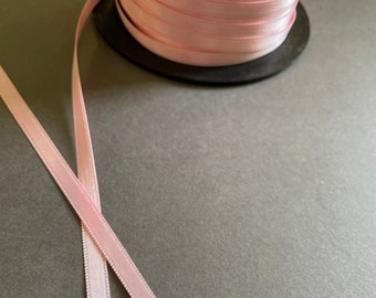 5yds - 1/4" S203 Lt Pink DF Satin Ribbon