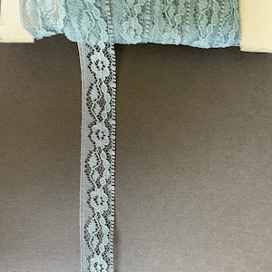 Sky Blue Picot Lace Trim
