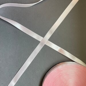 5yds - 9/16&quot; S265 Powder Pink DF Satin Ribbon