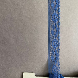 Blue Picot Lace Trim