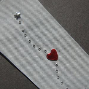 Nailhead Shooting Heart Transfer